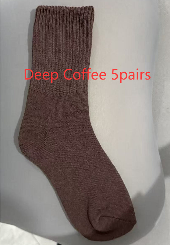 Tube Winter Thickened Maillard Terry Velvt Plush Snow Socks