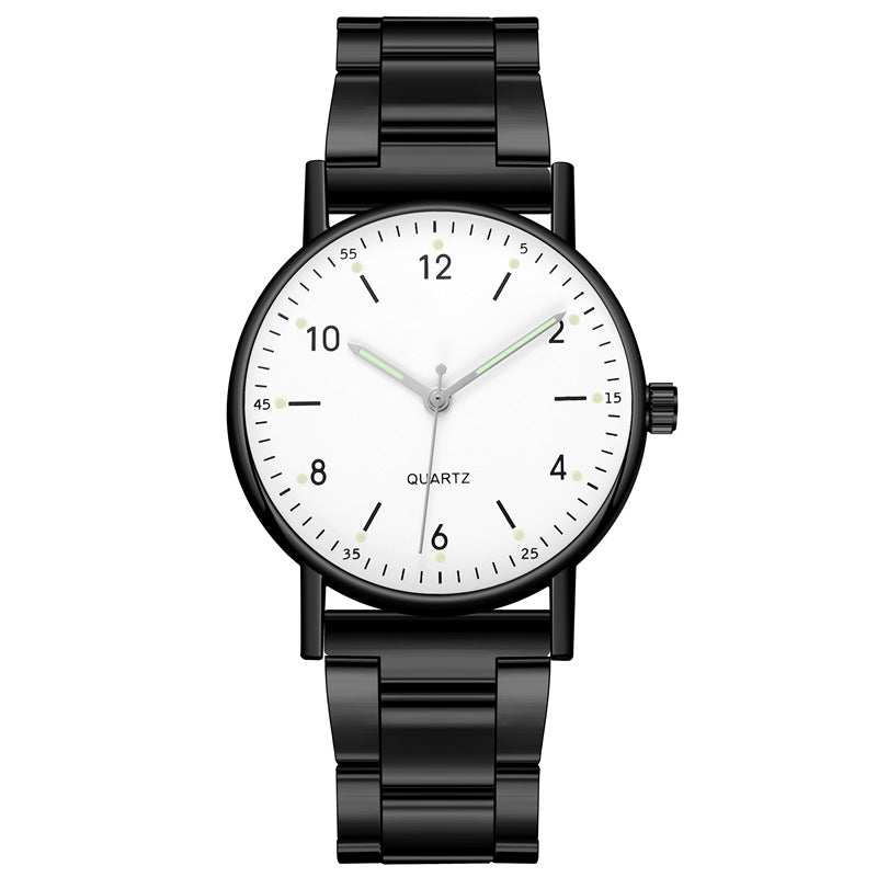 Fashion Luminous Men's Steel Band Quartz Watch