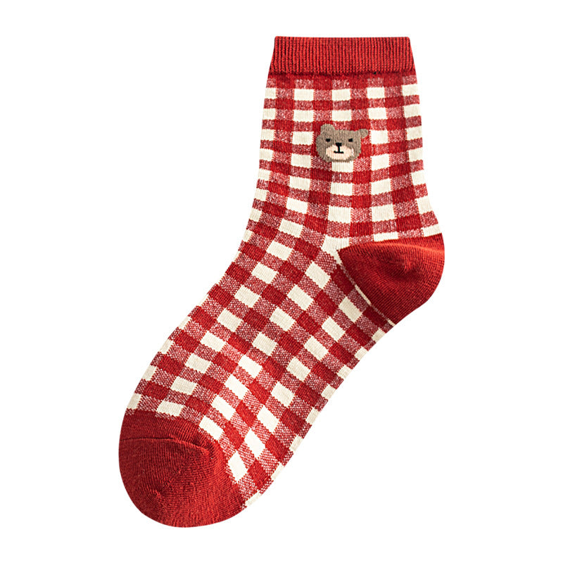 Women's Pure Cotton Cartoon Cute Socks
