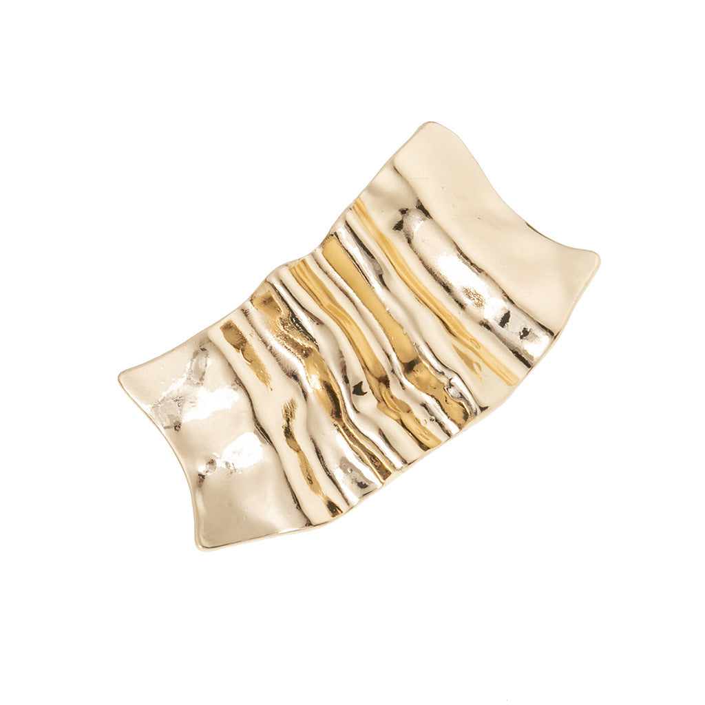 Convex Folding Hairpin Headdress Pleated Fashionable Irregular