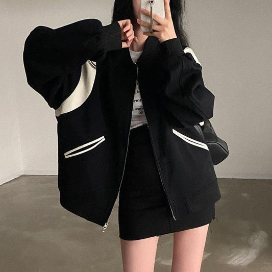Loose And Lazy Baseball Uniform For Age-reducing Students