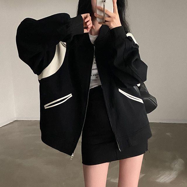 Loose And Lazy Baseball Uniform For Age-reducing Students