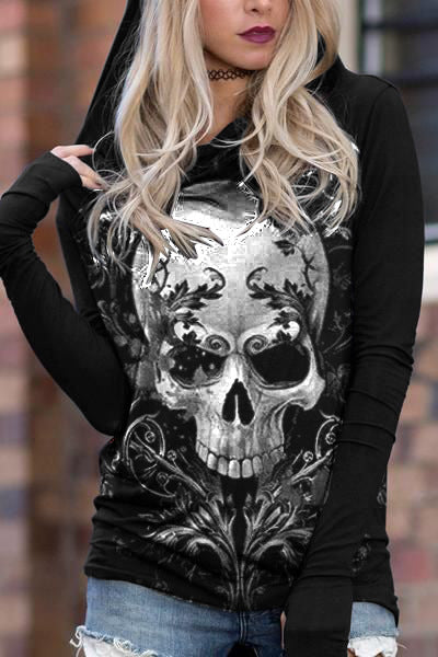 Digital Printing Plus Size Casual Pullover