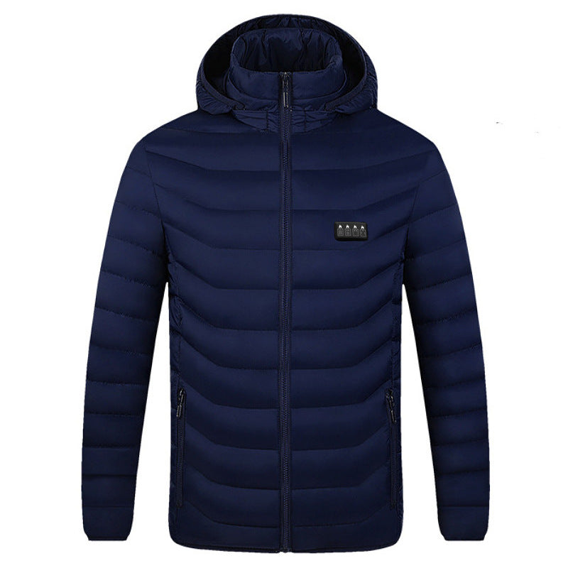 Nineteen Zones Of Electric Heating Cotton Clothing Outdoor Leisure Warm Jacket