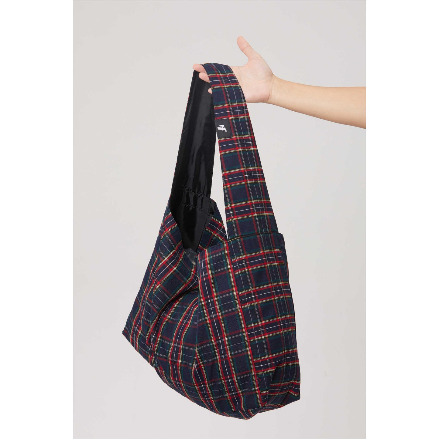 Retro Plaid Portable Large Capacity Shoulder Bag