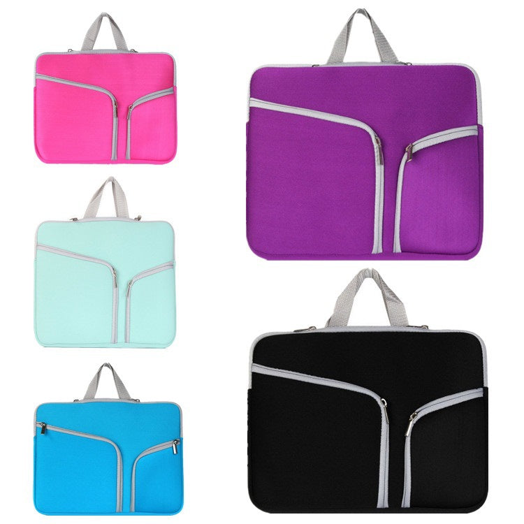 Colorful Multi-pocket Laptop Sleeve Bag