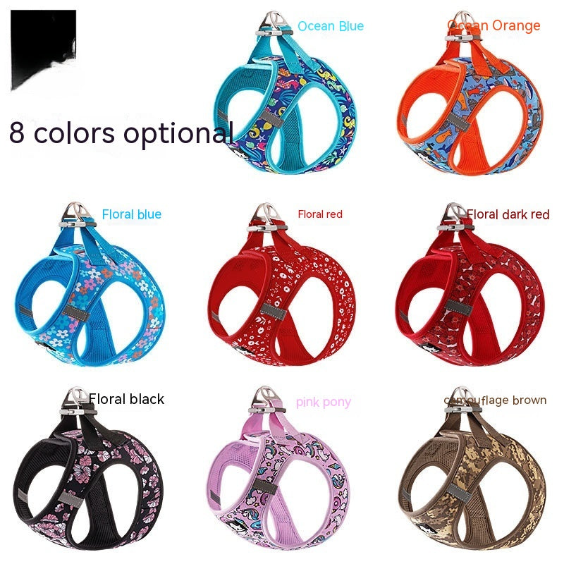 Dog Vest Strap Hand Holding Rope Breathable Lightweight