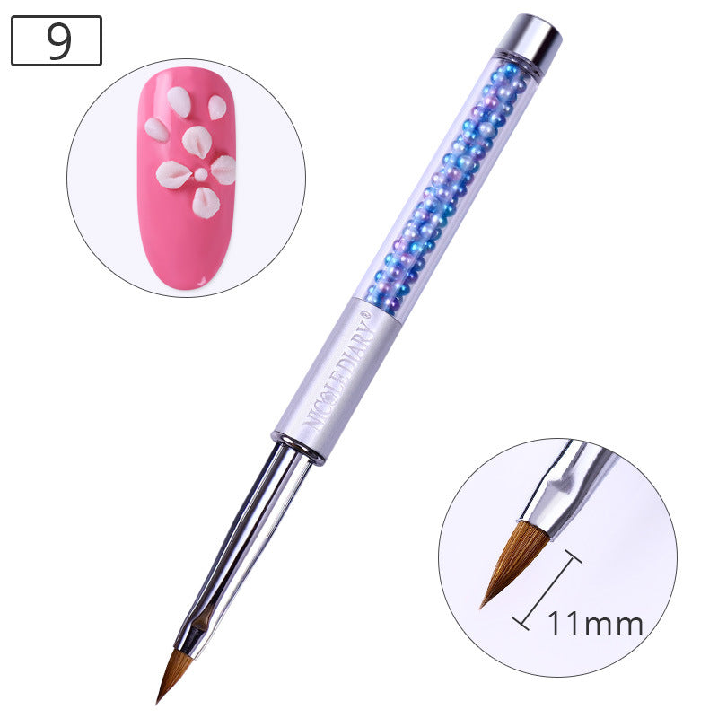 NICOLE Diary UV Nail Brush Tool Set