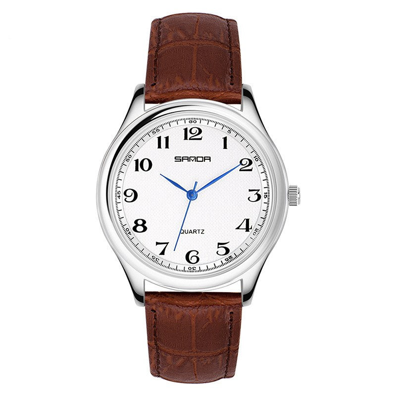 Double-sided hollow belt watch all-match quartz watch