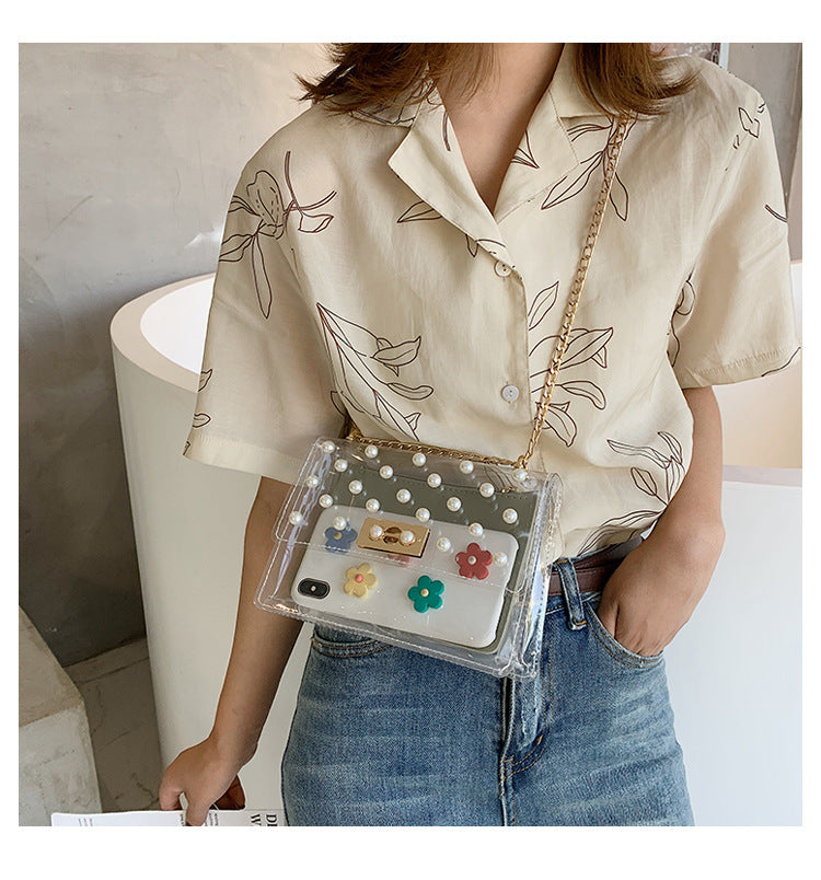 Transparent jelly bag