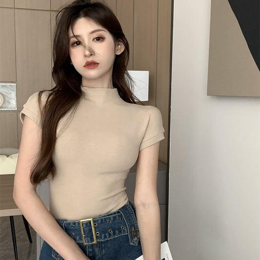 Casual Skinny Slim Top Bottoming Shirt