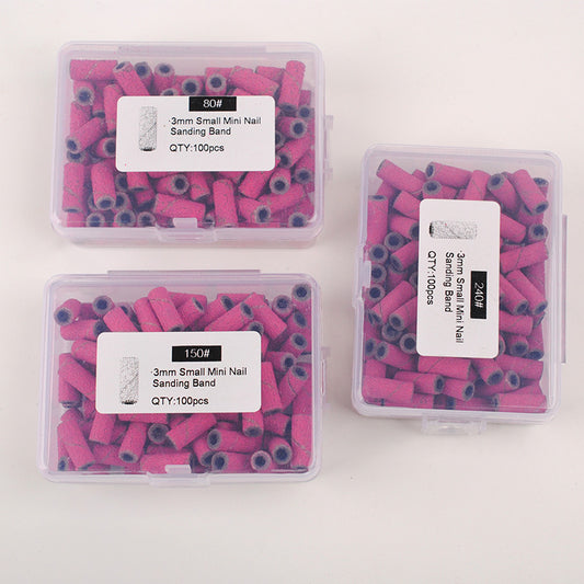 3 mm farvet mini neglepolerings- og eksfolierende slibering
