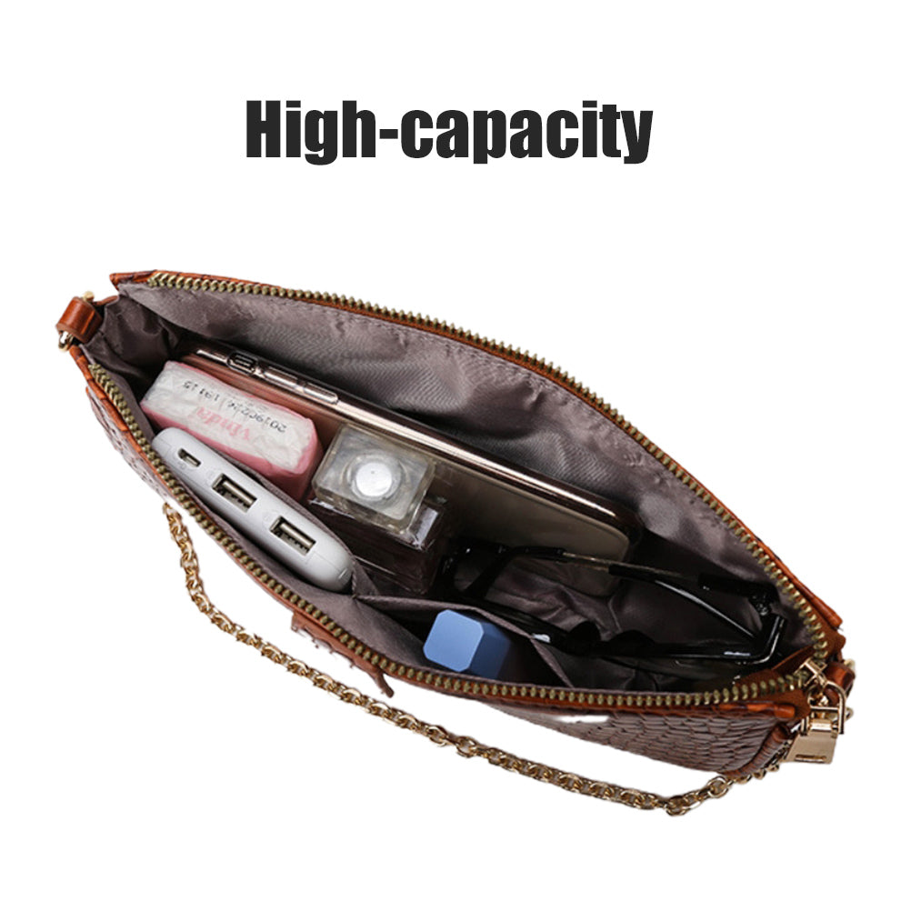 PU Leather Picture-mother Three-piece Crossbody Bag