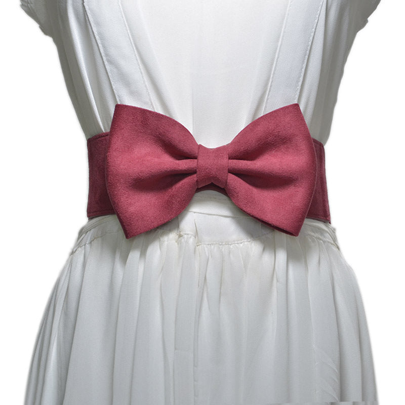 Women's elastic wide belt