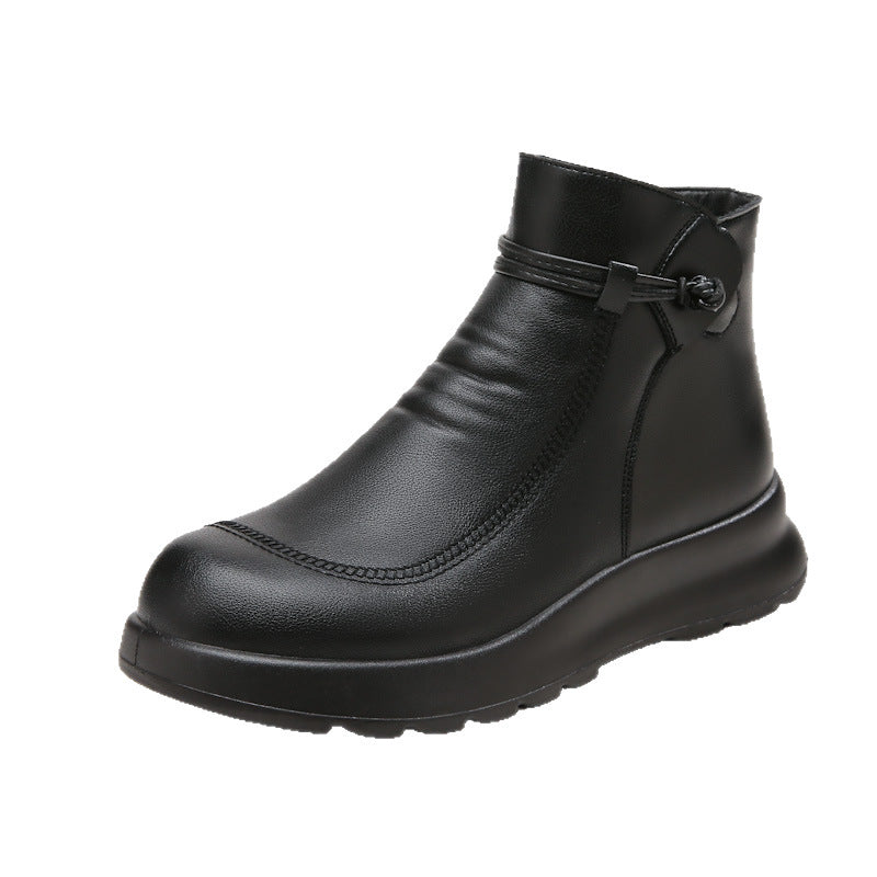 Fleece-lined Warm And Non-slip Winter Booties