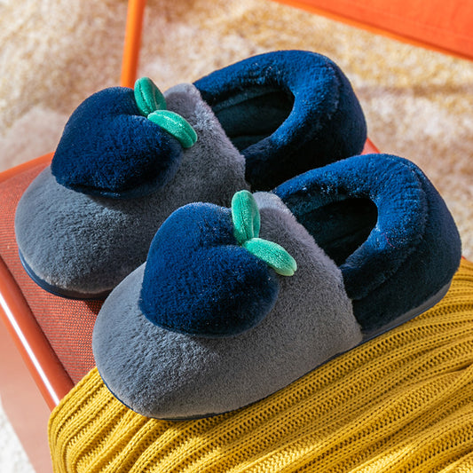 Women's winter bag with household cotton slippers