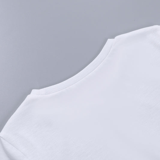 European And American Street Fashion Slim Fitting Short Sleeve