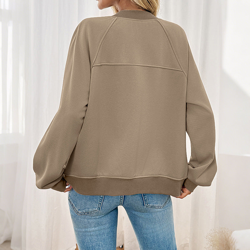 Idle Style Casual Loose Jacket Coat Women's