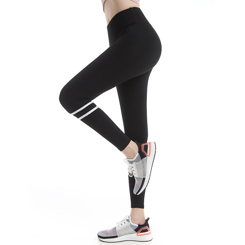 Colorblock Yoga Cropped Pants