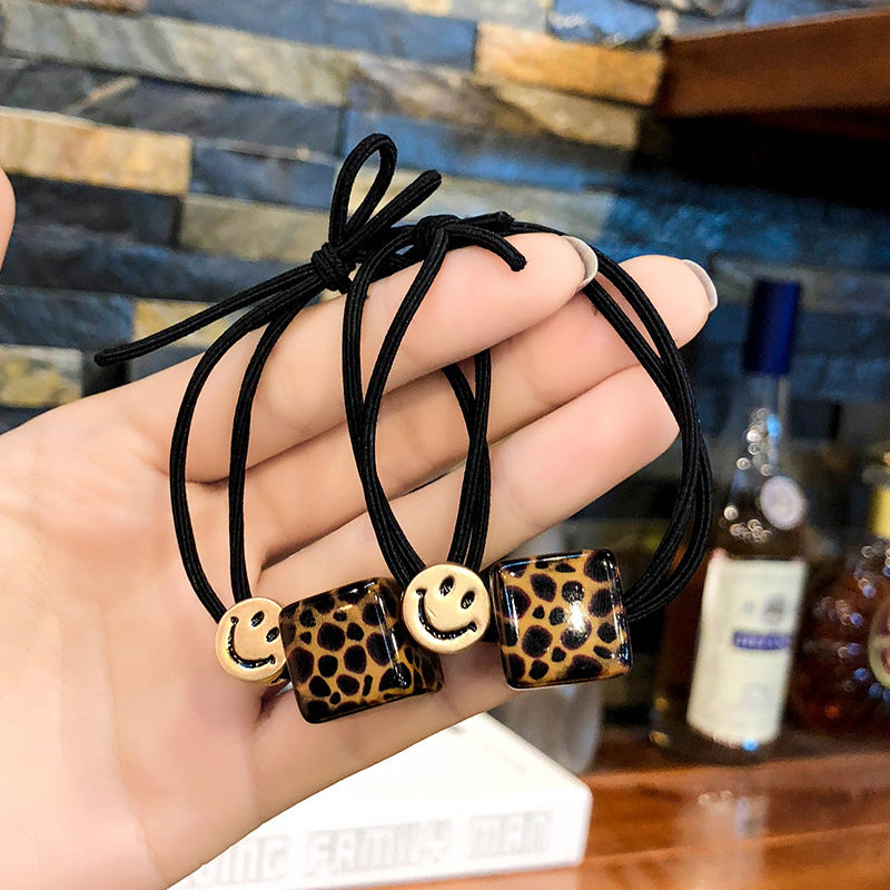 Leopard smiley head rope