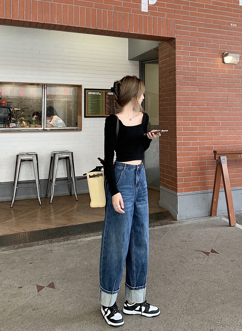 Washed All-match Loose-fitting Harem Pants