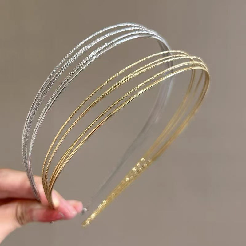 Hot-selling European And American Metal Headband Stylish And Minimalist