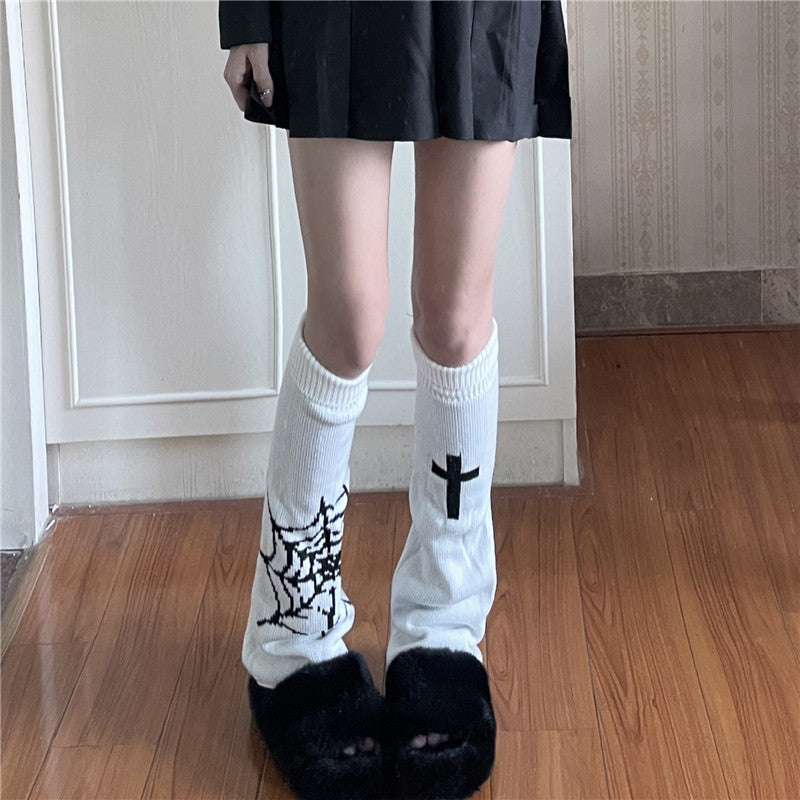 Sweet And Cool  Spider With Knitted Socks Double Side Wearable