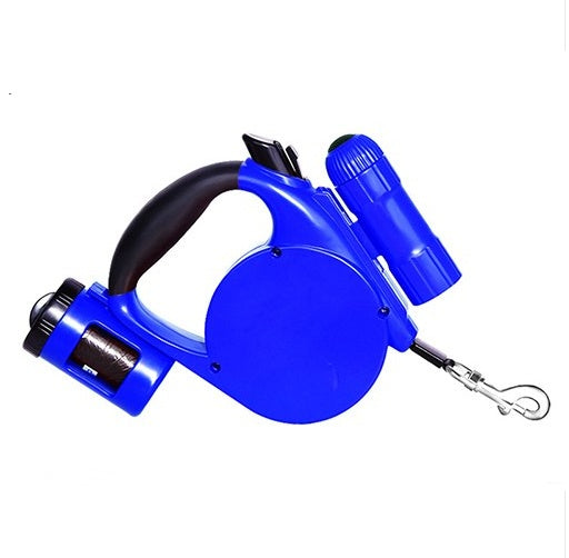 4.5 m LED light and garbage splitter automatic telescopic traction belt (flat rope)
