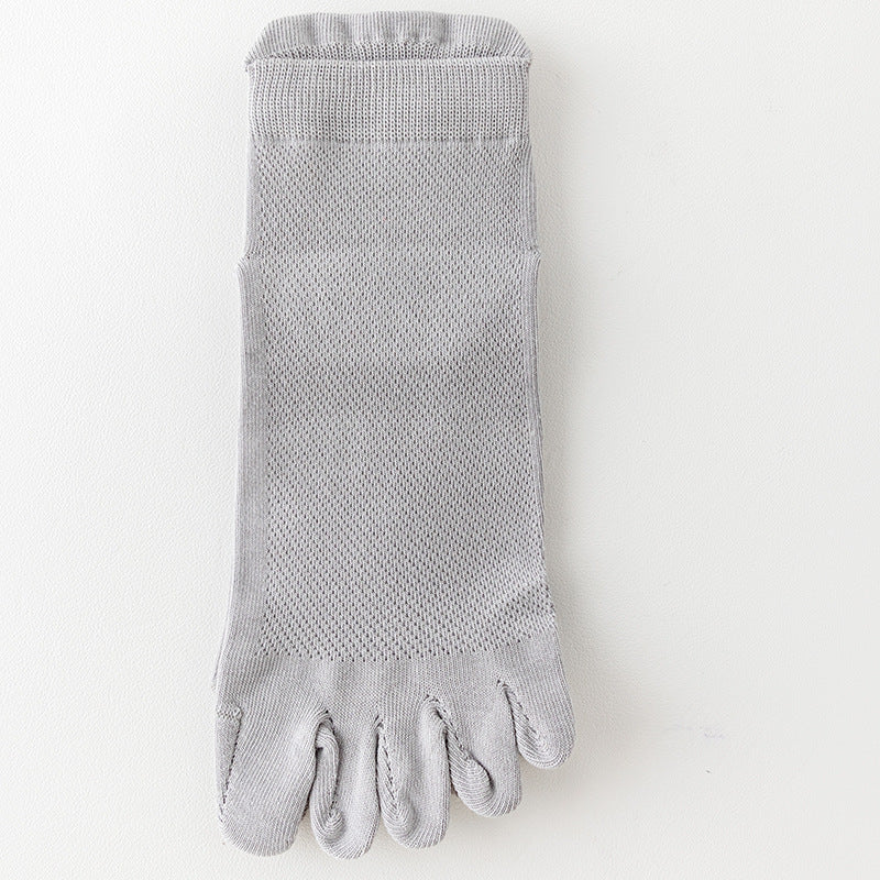 Unisex Summer Thin Mesh Five-toe Socks