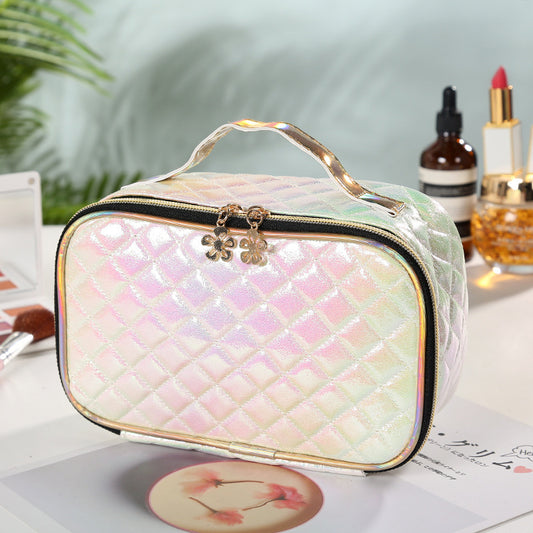 Magic Color Storage Bag Portable Rhomboid Lattice