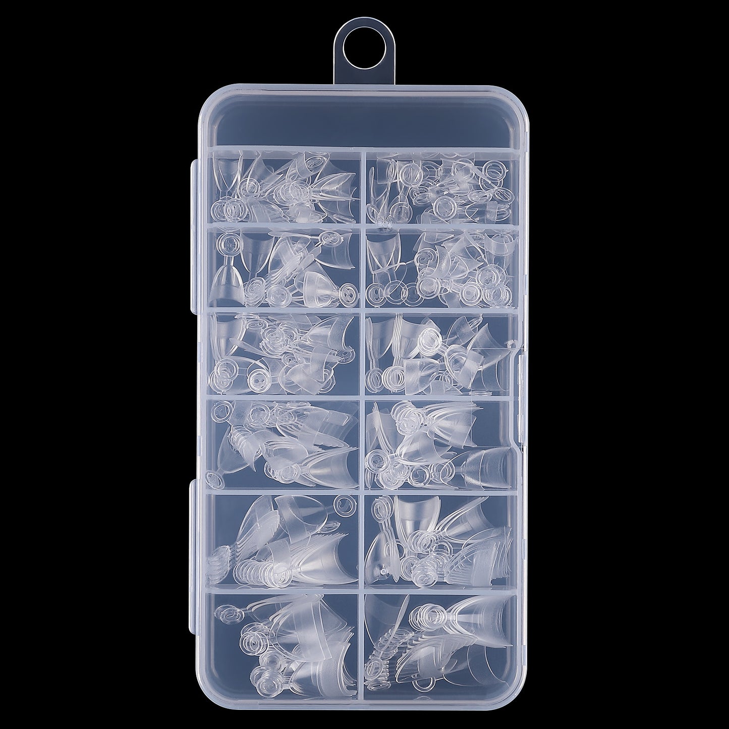 Wear Nail With Handle Ultra Short Semi-nail Sticky Round Head Transparent Fake Nails