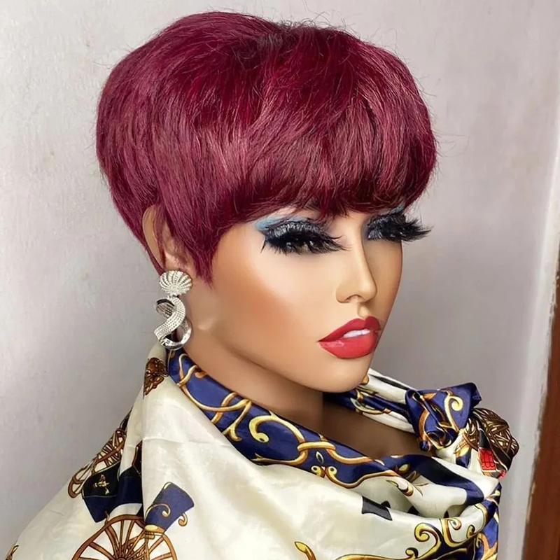 Brown Fashion Short Hair Fluffy Synthetic Wig