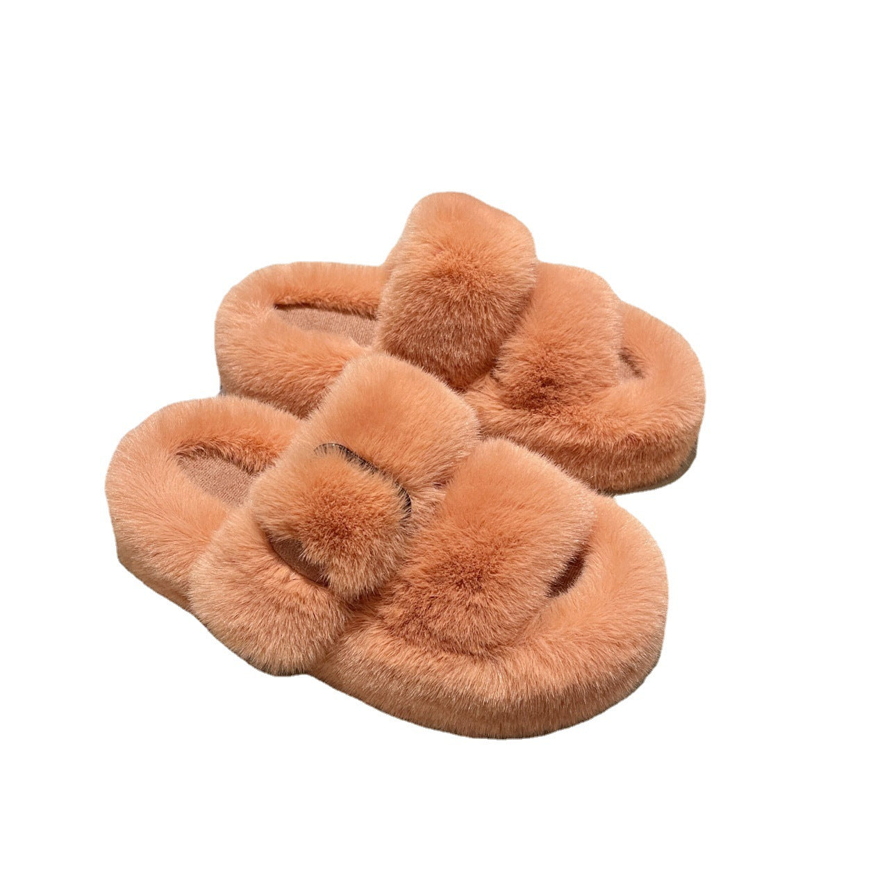 New Style Thick-bottomed Woolen Cotton Slippers