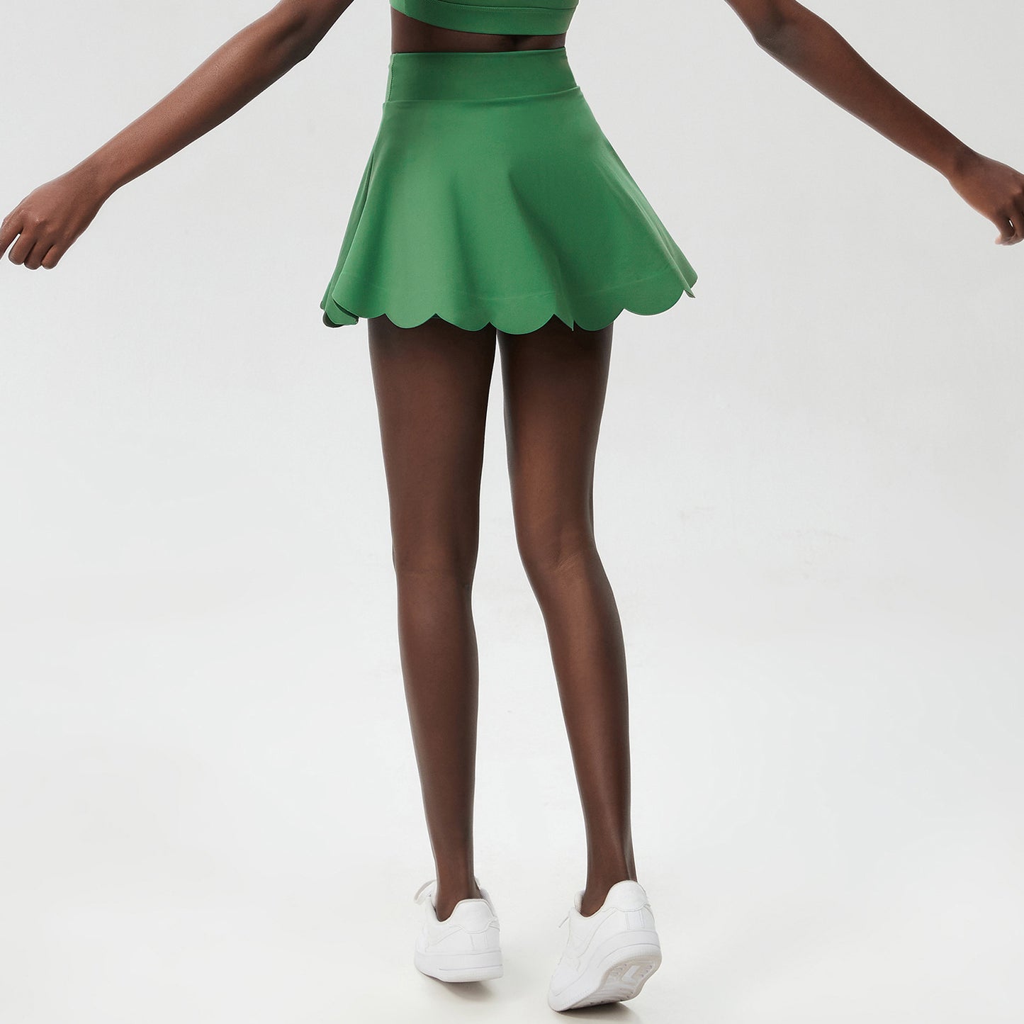 Women's Anti-exposure Quick-drying A- Swing Small Wave Lycra Skirt