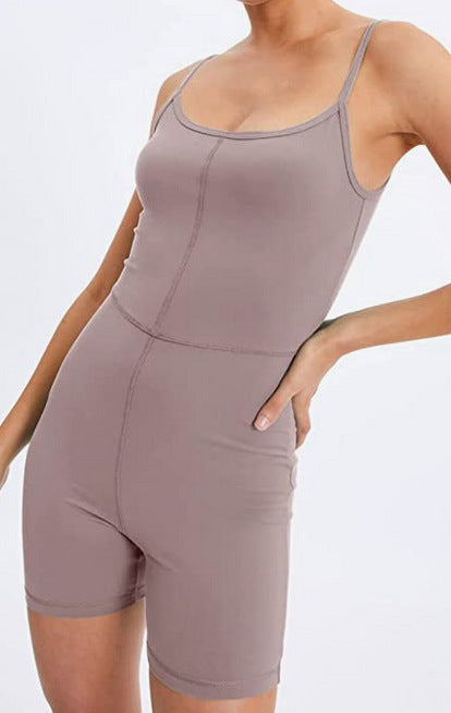 Women's Fashion Personalized Backless Sheath Jumpsuit