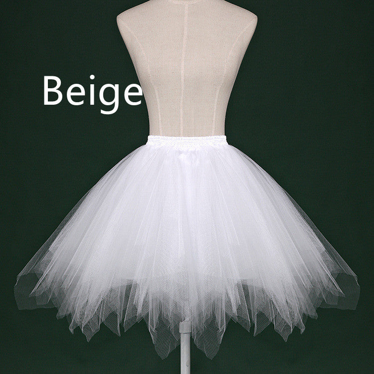 Half-length Pettiskirt Perform Dance Party Tulle Skirt Crinoline