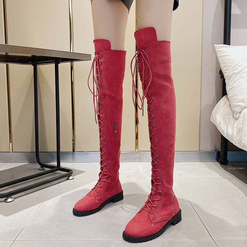 Women's High Boots Rider Motorcycle Boots Children