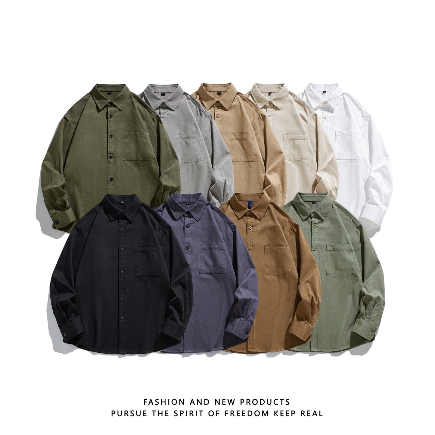 Trendy Casual Long-sleeve Shirt For Men