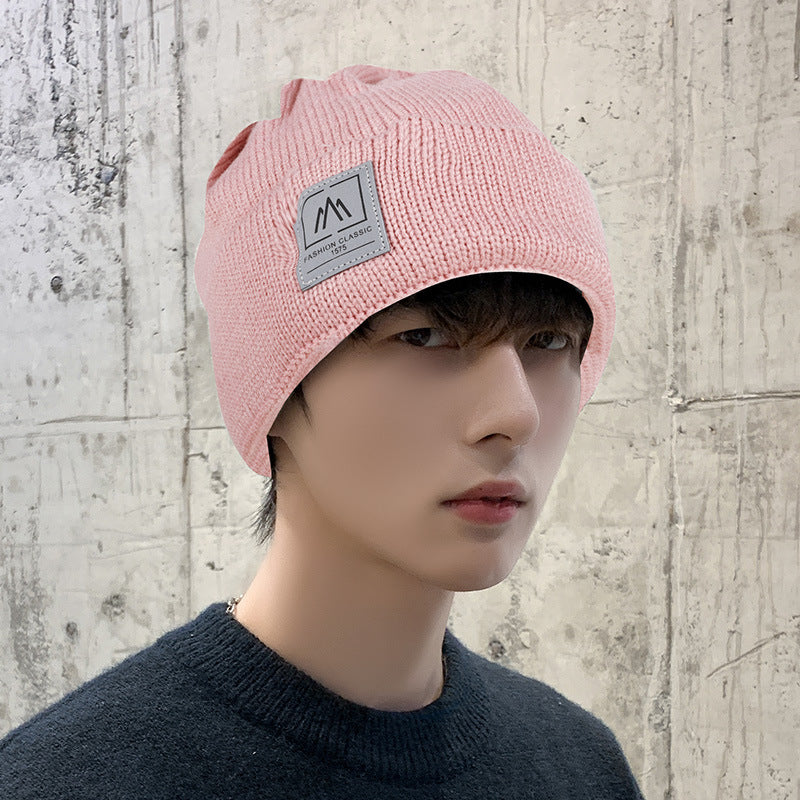 Men's Fashion Windproof Warm Woolen Knitted Hat