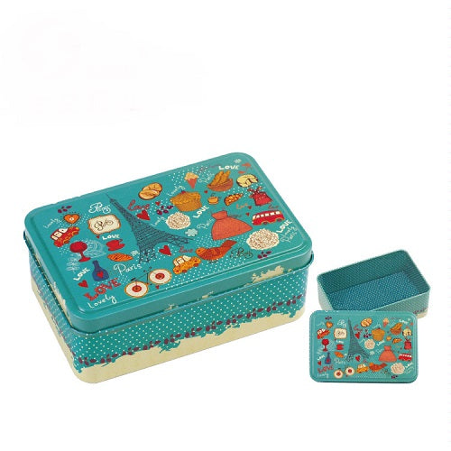 Hot Selling Small Stationery Storage Tin Box