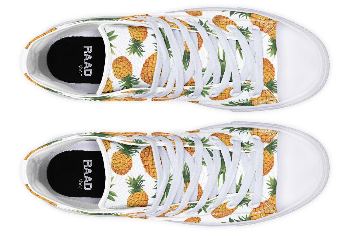 Men's And Women's Fashion Color Printing High-top Canvas Shoes