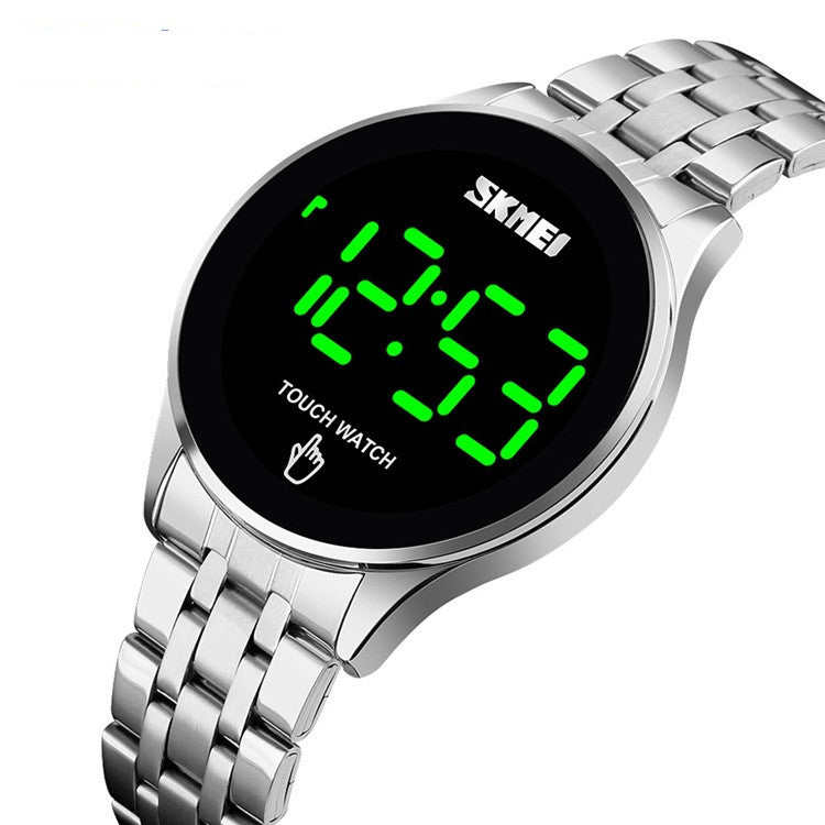 SKMEI 1579 Men's Electronic Watch Casual Fashion Steel Band Watch Multifunctional Men's Watch