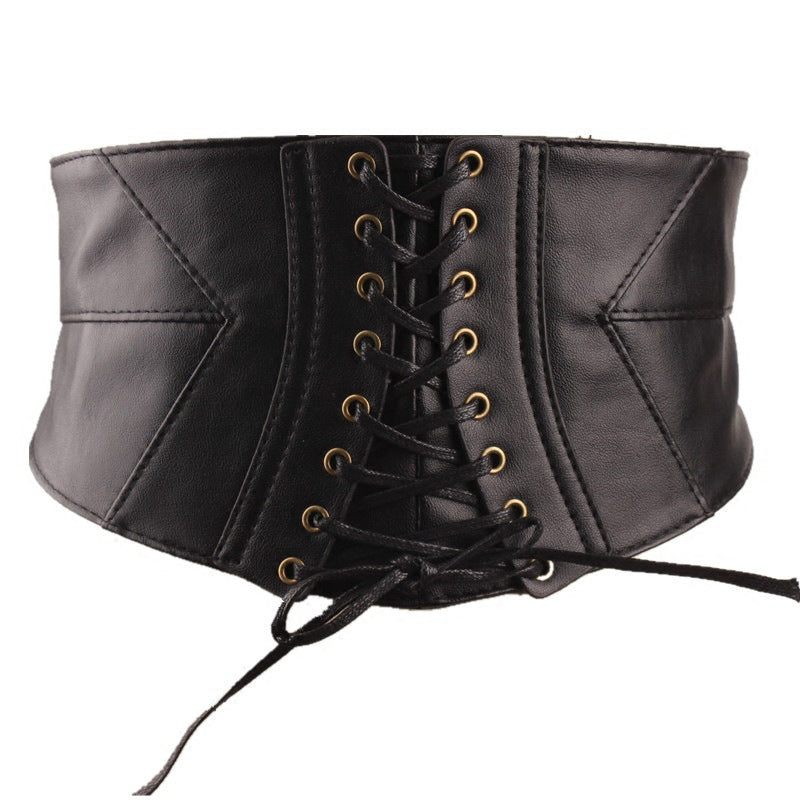 Women's Wide Belt Tassel Lace-up Waist Trimming Lace Up Lace Decoration