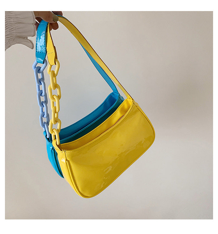 Chain One Shoulder Candy Color Fashion Female Bag