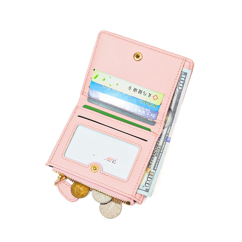 Cute Embroidered Women's Wallet Simple And Short Off