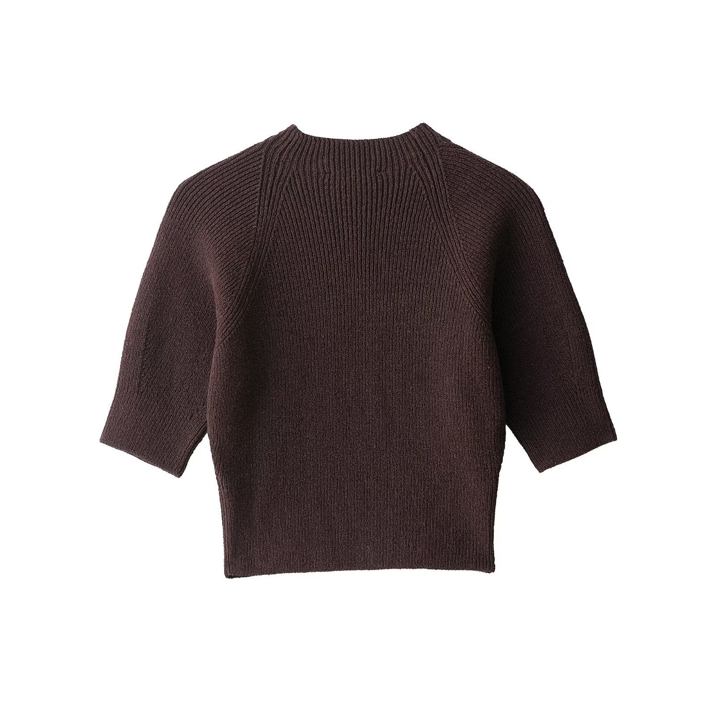 Homemade New Women's Fashionable Casual Rib Sweater