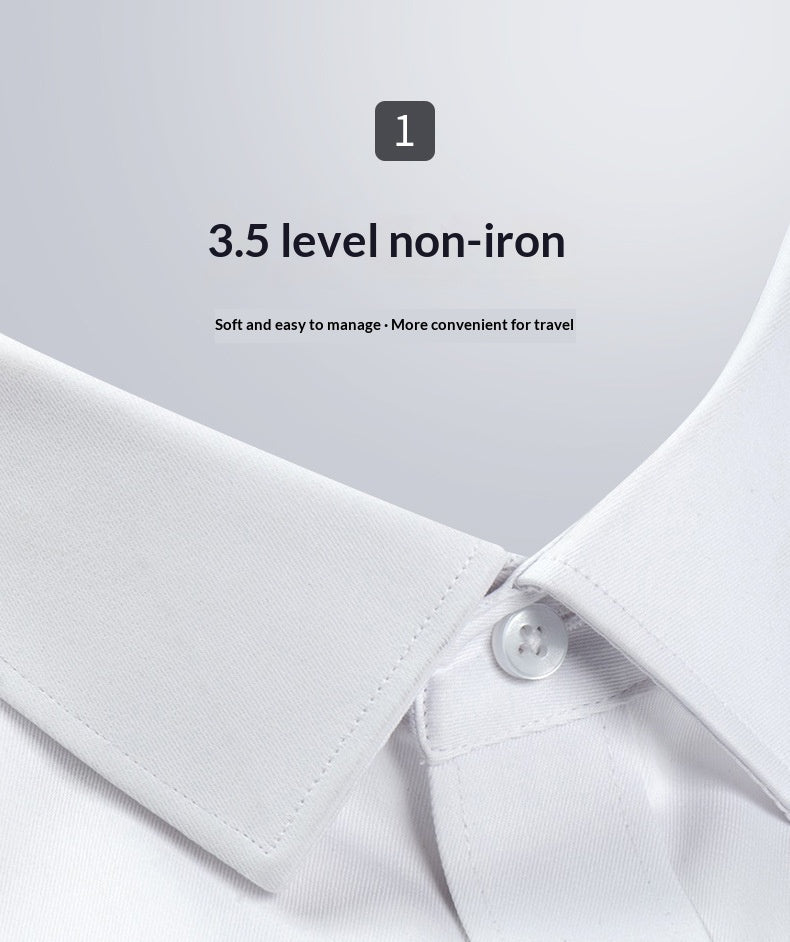 Non-iron Professional Workwear Business Men's Shirt