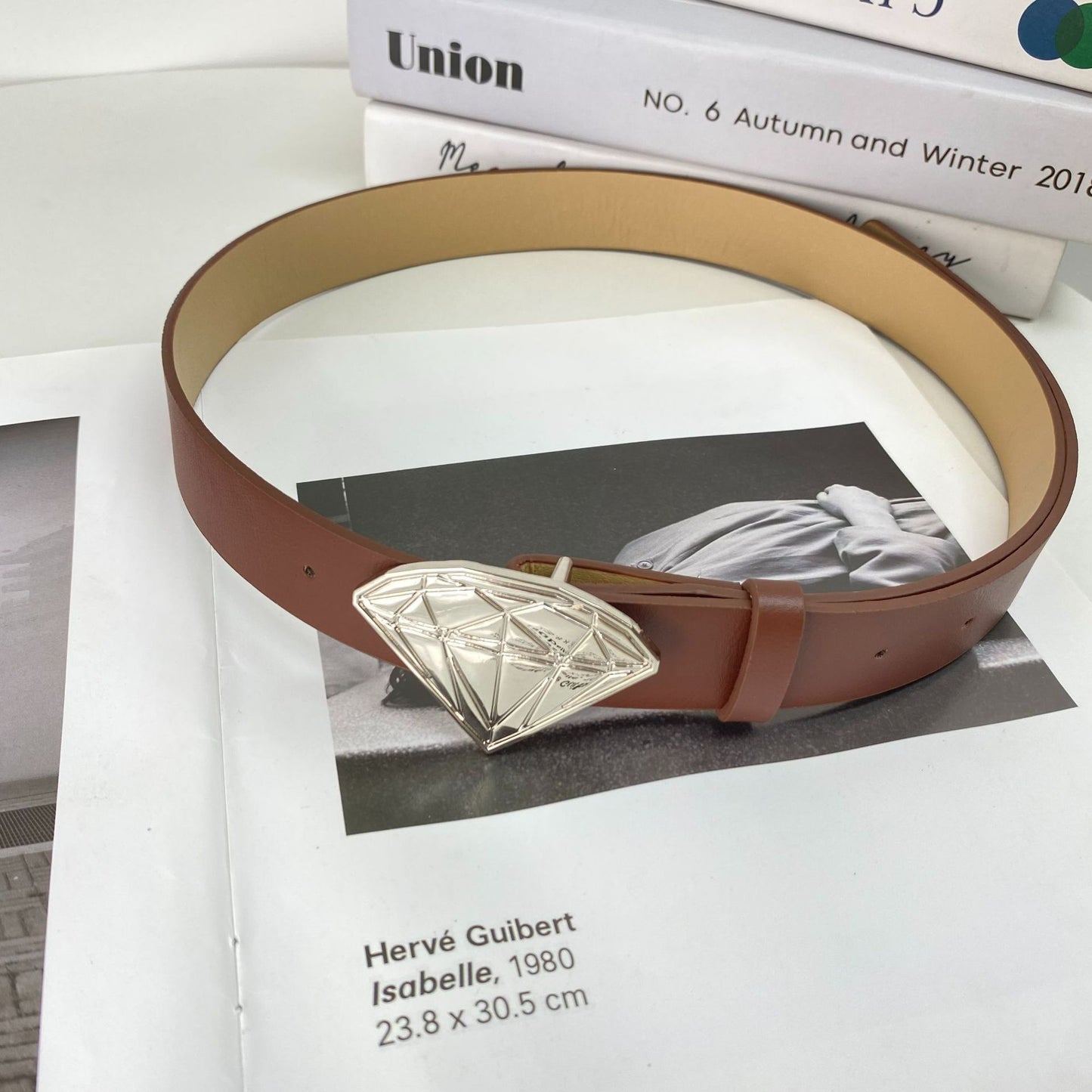 Fashionable All-match Diamond Buckle For Women Belt