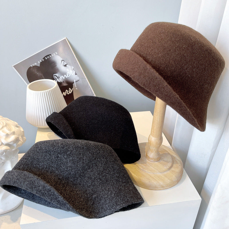 Australian Wool Bucket Hat Women's Small Warped Edge