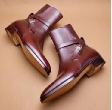 Representative Short Boots Men's Boots Belt Buckle New Style